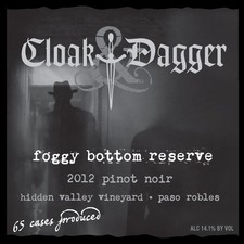 2012 Foggy Bottom Reserve Pinot Noir